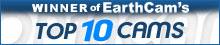 Gaylord Michigan Snowman Cam wins EarthCam's Top 10 Cams award.