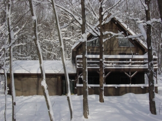 Winter at Snowman Cabin.